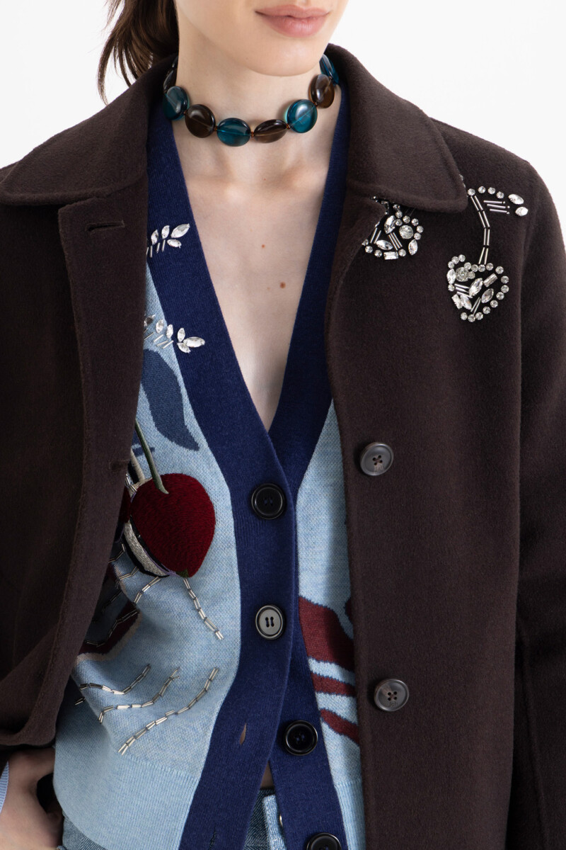 CHAQUETA CHERRY Chocolate