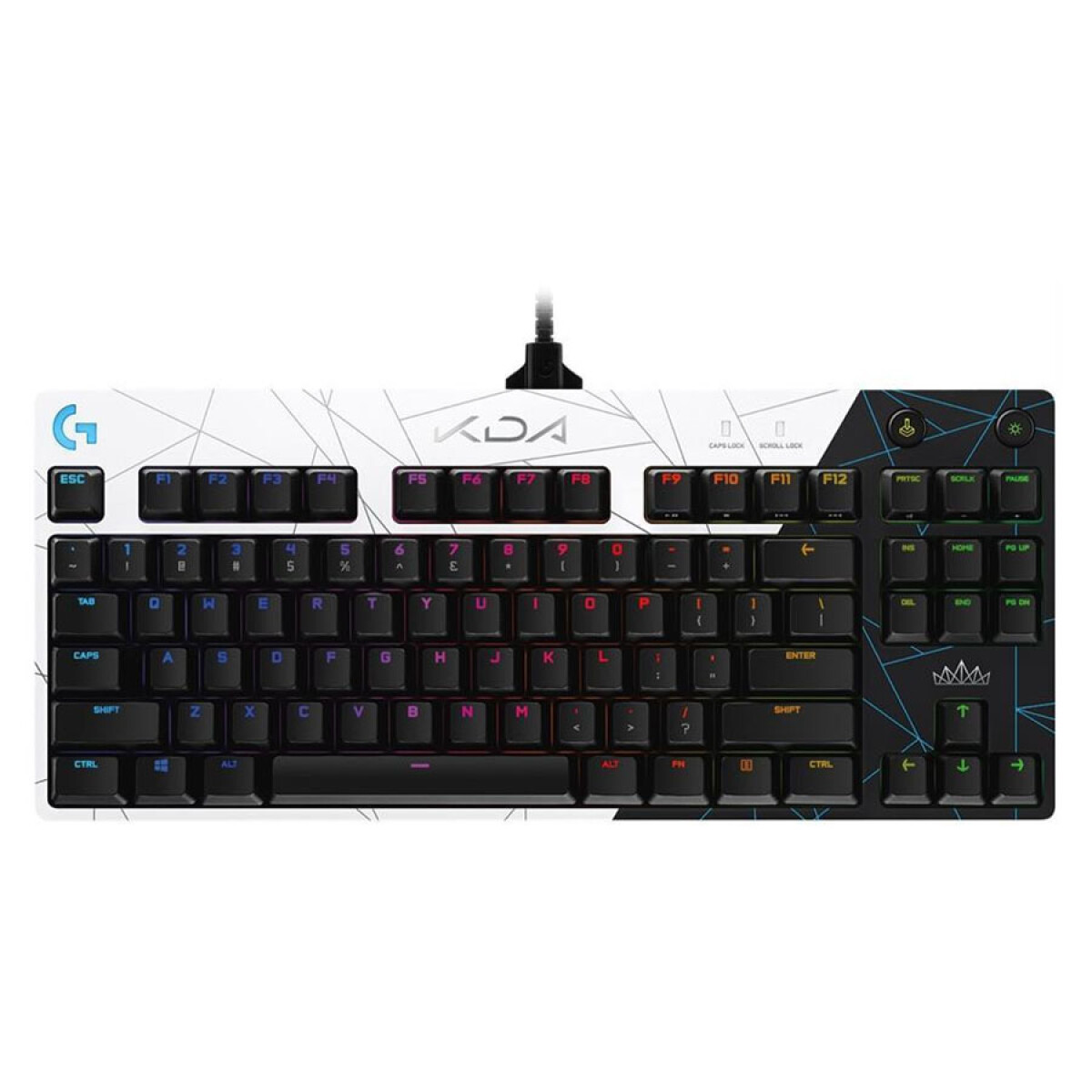 Teclado Mecánico Pro League of Legends KDA • Logitech 