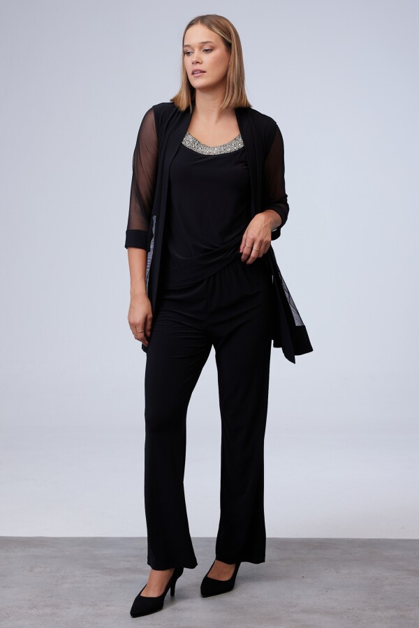 Set Blusa, Pantalón & Chaqueta NEGRO