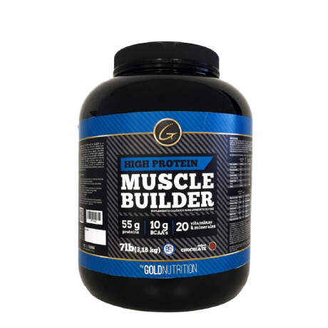High Protein Muscle Builder 7lb Gold Nutrition Chocolate