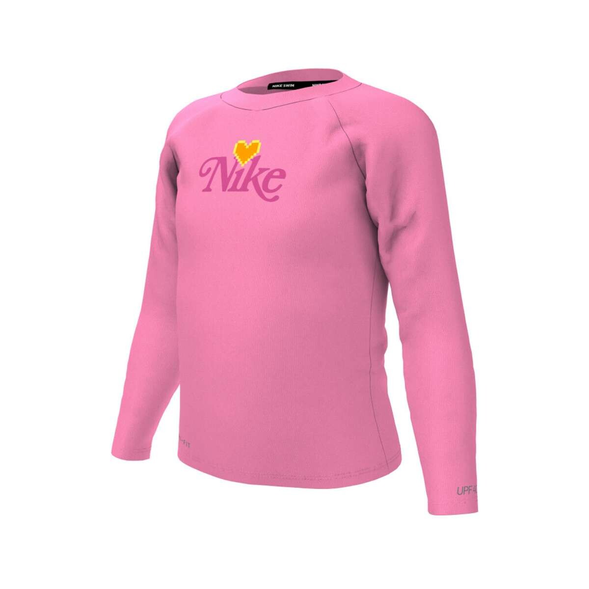 Remera Long Sleeve Hydrogua de Niña - Rosado 