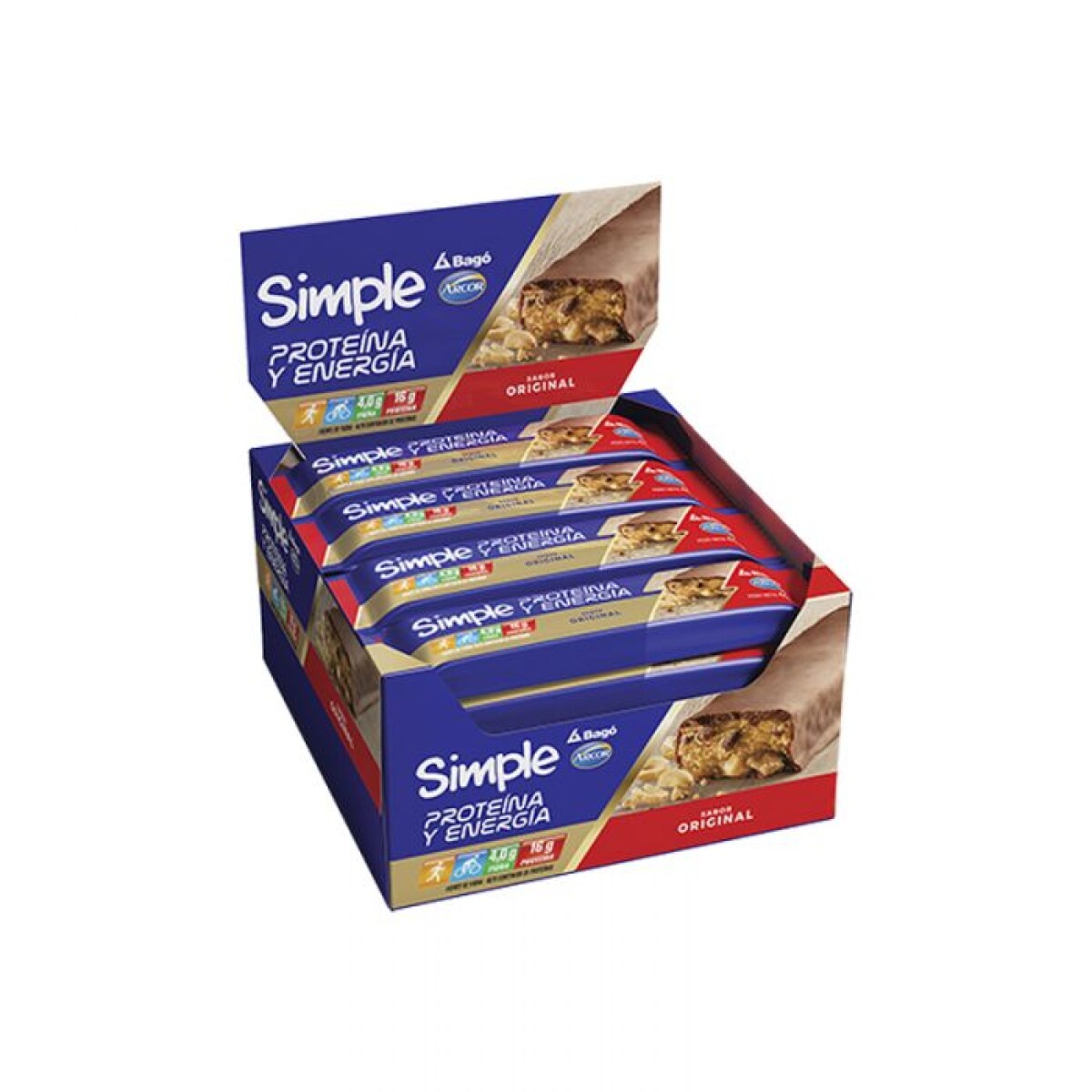 Barra De Proteína Original Caja X 16 Unidades 