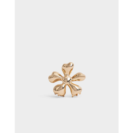 Broche De Flor Dorado
