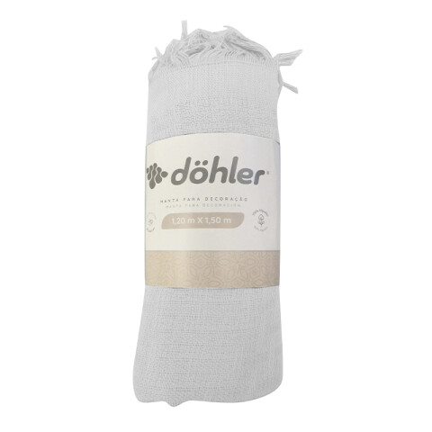 Manta Throw Dohler 120 x 150 cm Varios Colores GRIS