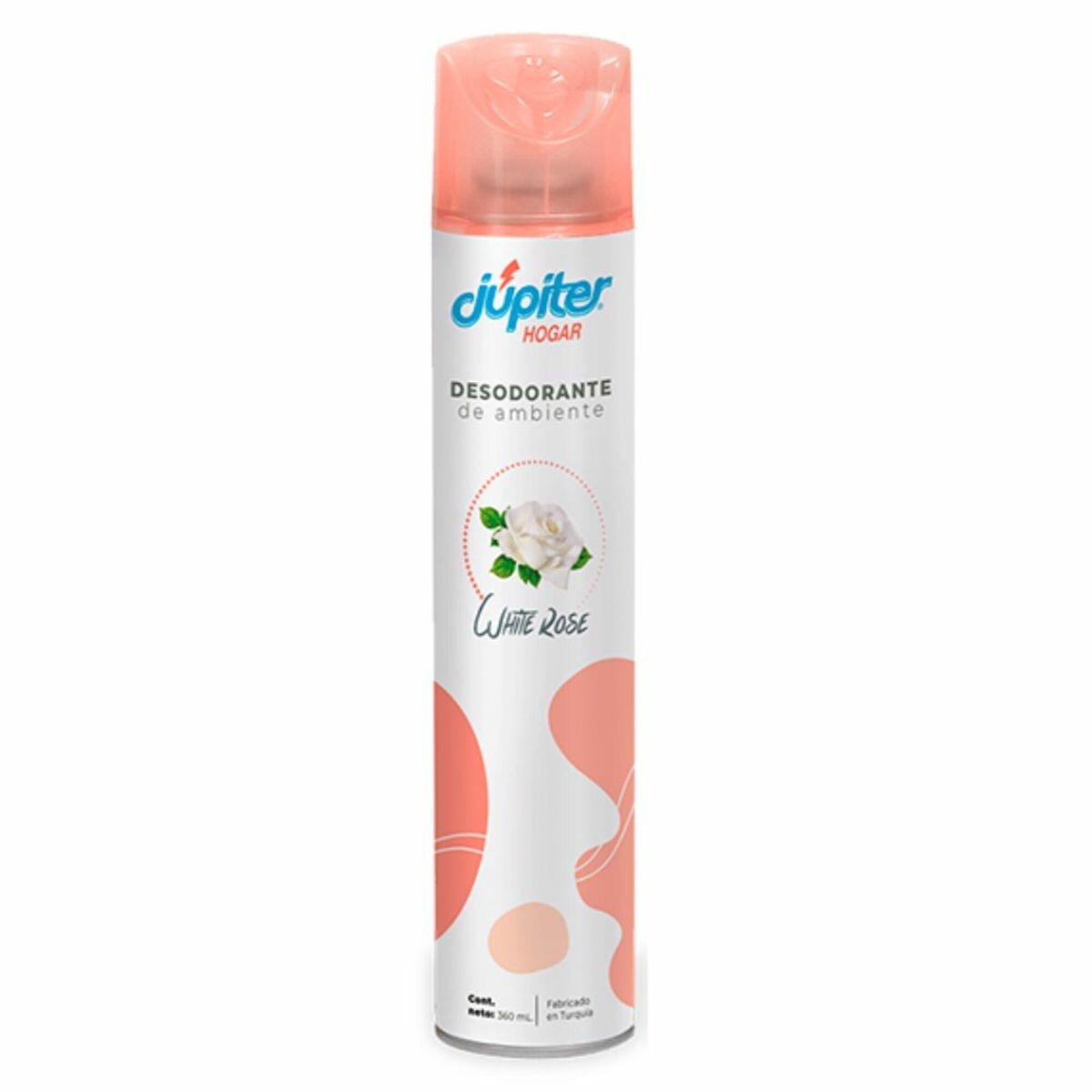 Desodorante de Ambiente Júpiter AerosolWhite Rosé 360 ML 