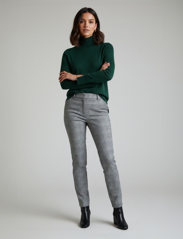 Polera Basica VERDE OSCURO