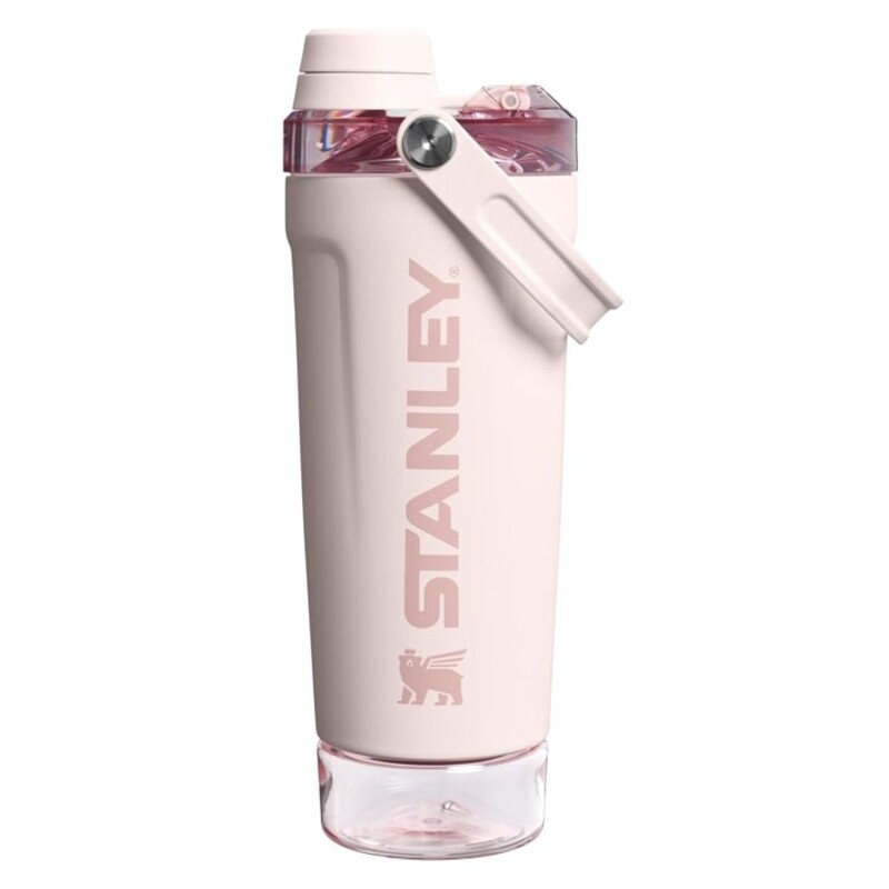 Vaso térmico Stanley Vitalize Shaker 590 ml para batidos de proteínas Rosa Quartz