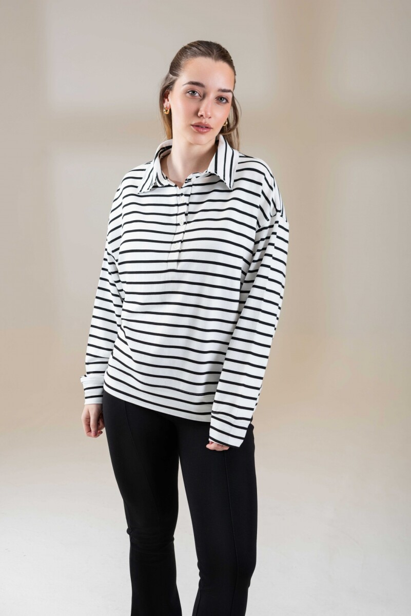 Remera Polo - Blanco 