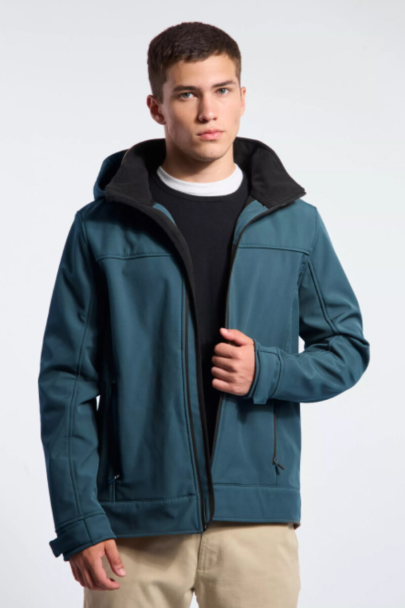 Campera Abrigo Smart Azulino