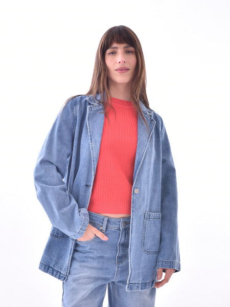 BLAZER SOLANA AZUL CLARO