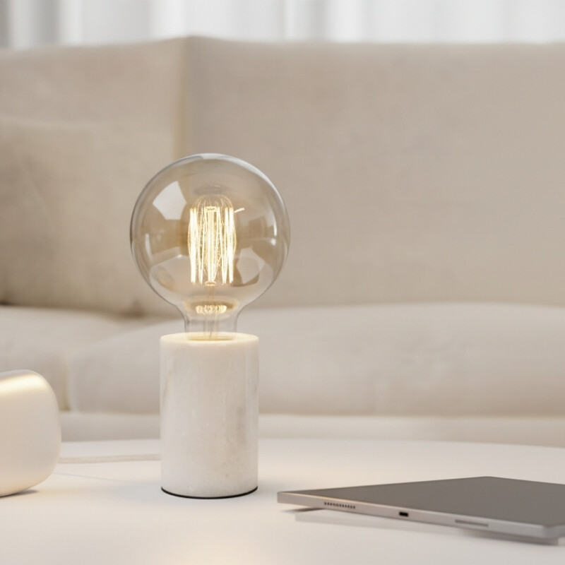 LOPE DE MESA Luminaria de Mesa Lope Blanca