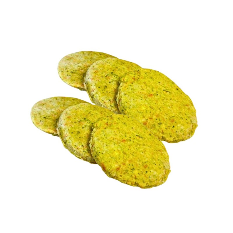 Hamburguesa de Brócoli y Queso Gecé - 6 ud. - 450 g Hamburguesa de Brócoli y Queso Gecé - 6 ud. - 450 g