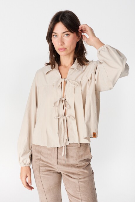 Blusa Plume Crudo