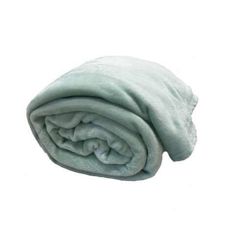 Frazada Soft Home Class Dohler tamaño King en poliéster Verde agua