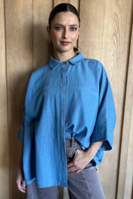 Camisa Tuna Denim Celeste