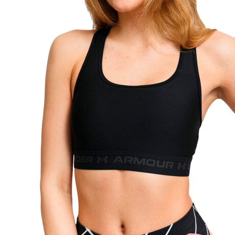 TOP MUJER UNDER ARMOUR CROSSBACK MID BRA Black