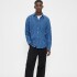 LS OX BAS STANDARD FIT BLUE PLAID