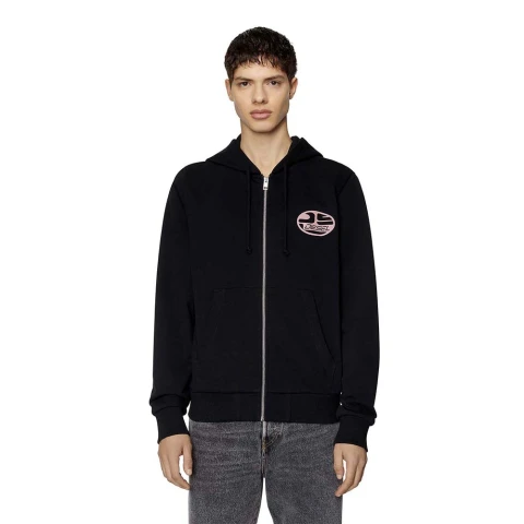 S-Ginn-Hood-Zip - Hombre Black