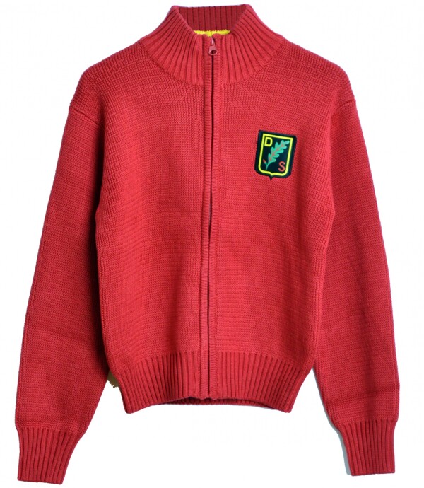 Campera Tejida Colegio Alemán SEC Red