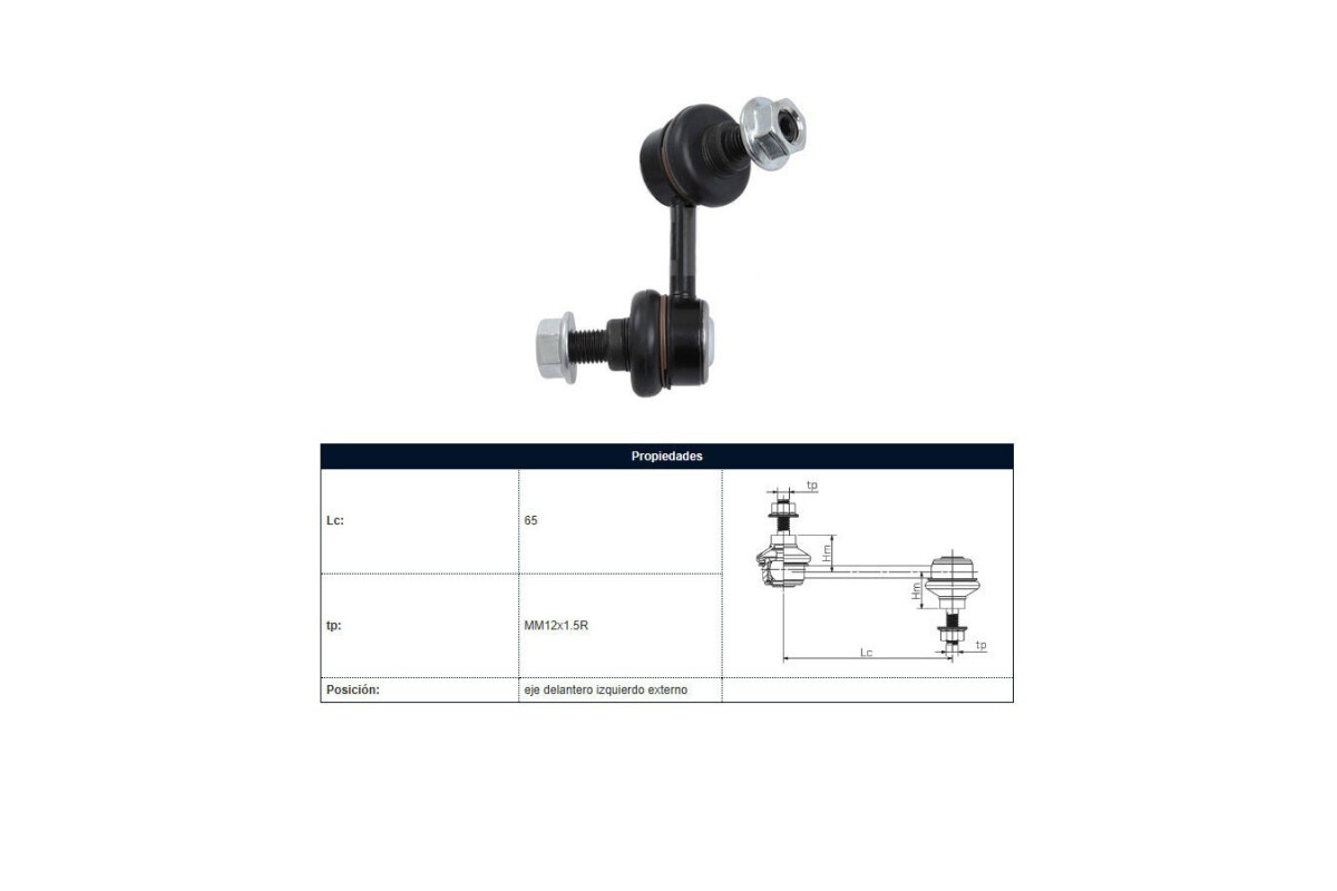 Bieleta Mitsubishi L200 07-14 Izq Bieleta Mitsubishi L200 07-14 Izq
