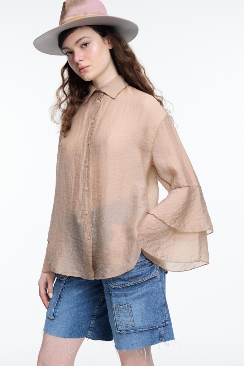 CAMISA VOLADOS Taupe