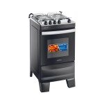 COCINA COMBINADA-GRILL-50Lts.ENCENDIDO-LUZ-PATA ALTA blanco