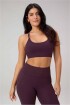 Top Principal Low Impact Bra Mujer Oxblood/Mushroom Mauve