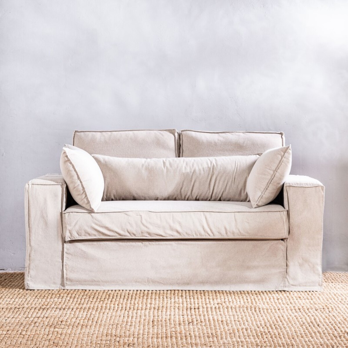 Sillón Garda 2 Cuerpos - Crudo 