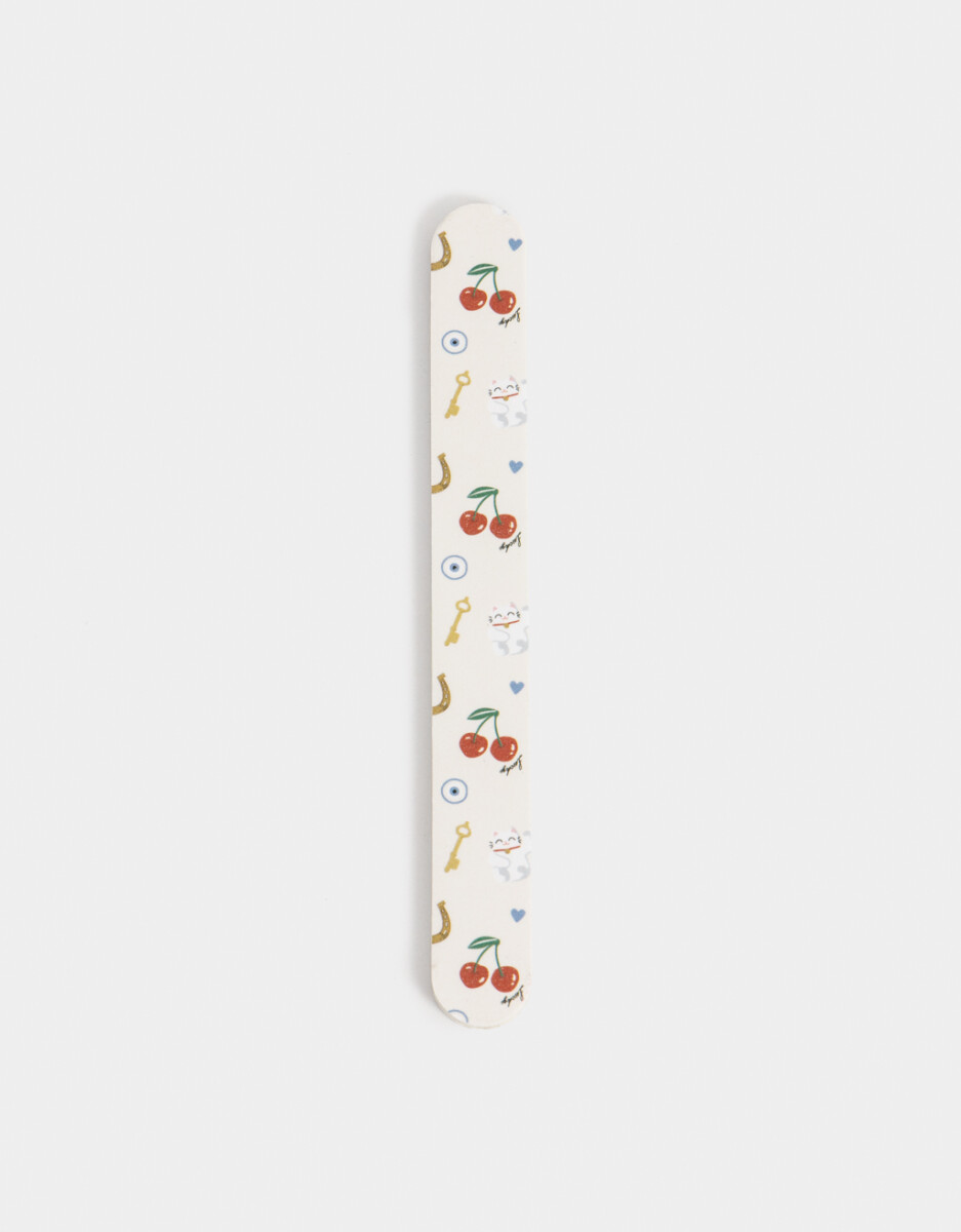 Lima Para Uñas Estampada 