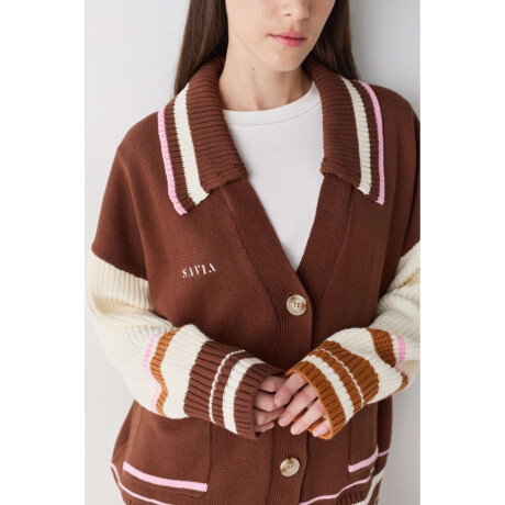 Cardigan Goal Chocolate