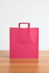 Bolsa lisa acuario 30x12x32 cm FUCSIA