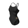 Malla de Entenamiento para Natación Mujer Arena Women's Team Swimsuit Challenge Solid Negro-Dorado