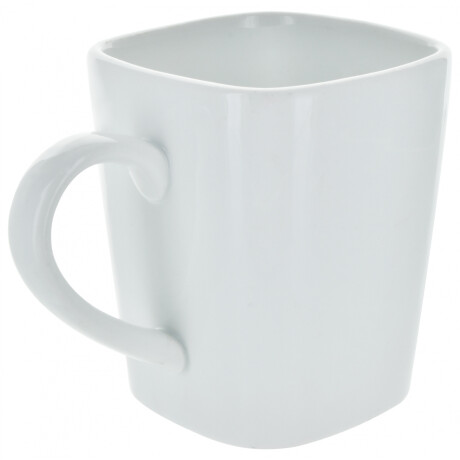 Taza de ceramica blanca Taza de ceramica blanca