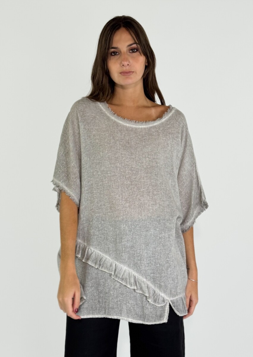 BLUSA ANGHIARI - GRIS 
