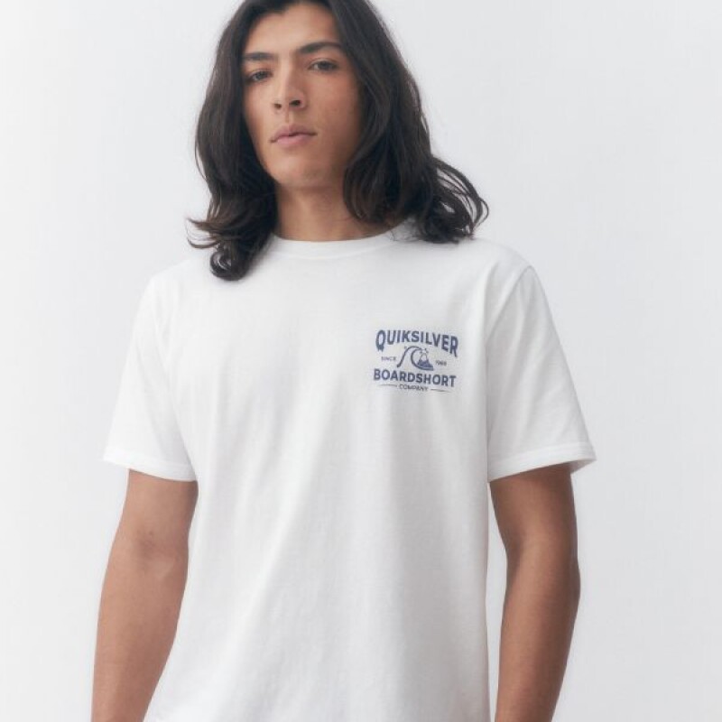 Remera Quiksilver Tested Blanco