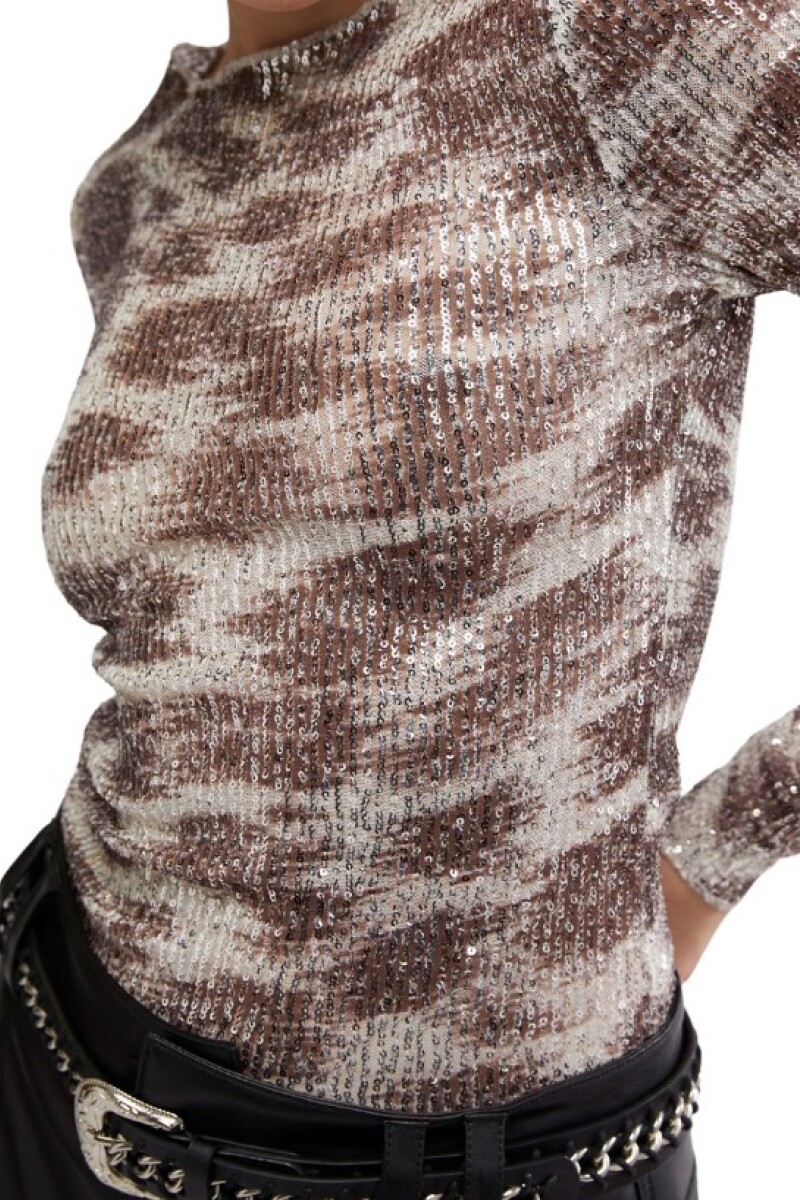 CAMISETA PRINTED GOLD RUSH Natural