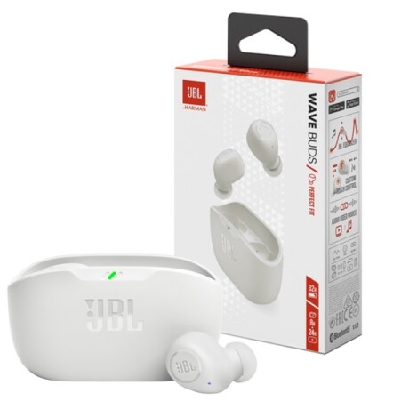 Auricular Jbl Wave Buds 2 Blanco Bluetooth 001