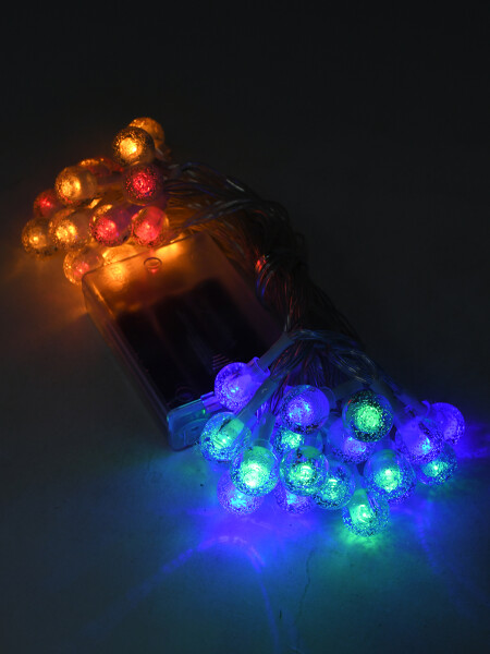 LUCES CRISTAL MULTICOLOR