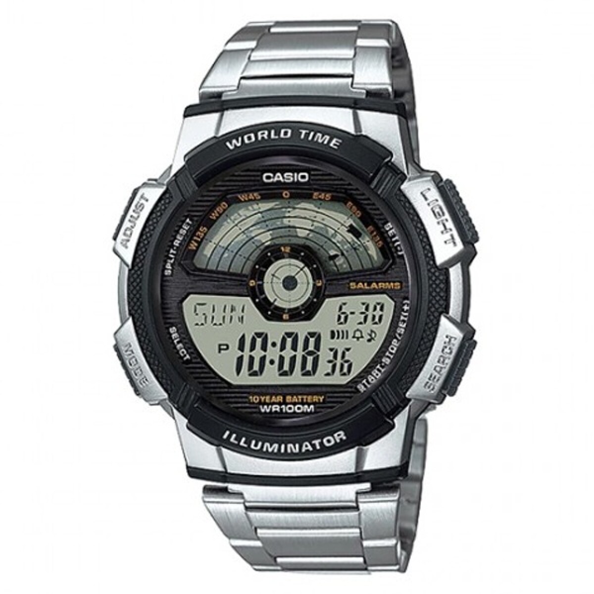 Reloj CASIO AE1100WD-1AVDF Acero Plateado Esfera 44mm 