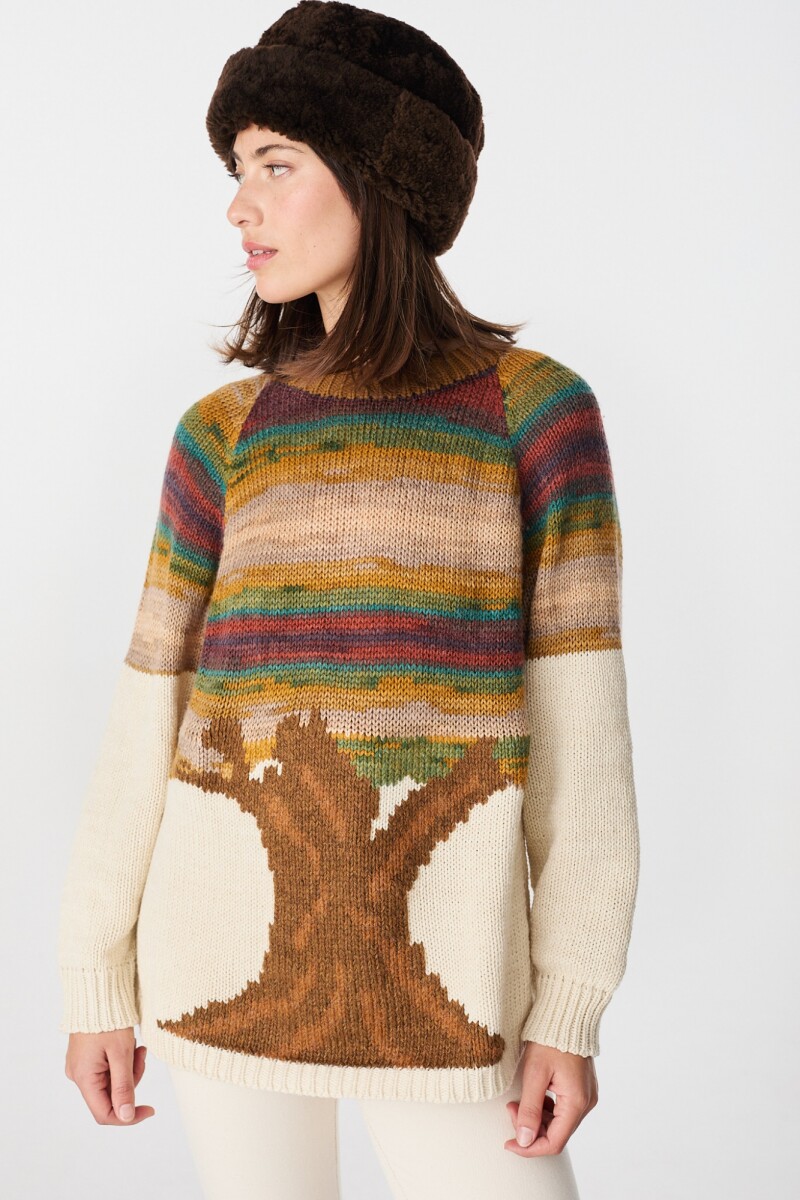 Sweater Arbol Crudo