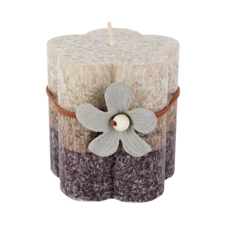 Vela aromatica con flores Vela aromatica con flores