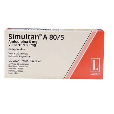 Simultan A 80 Mg./5 Mg. 28 Comp. Simultan A 80 Mg./5 Mg. 28 Comp.