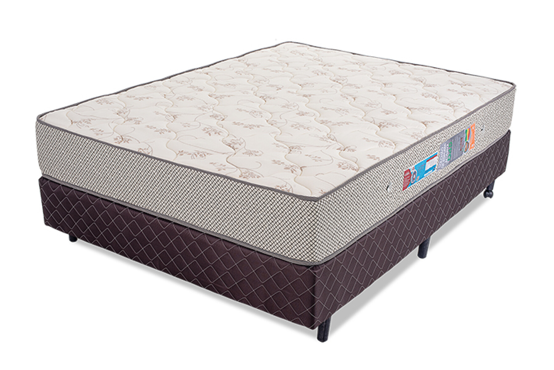 Conjunto Colchón + Sommier Icaro 2 Plazas D45 138x188x57 