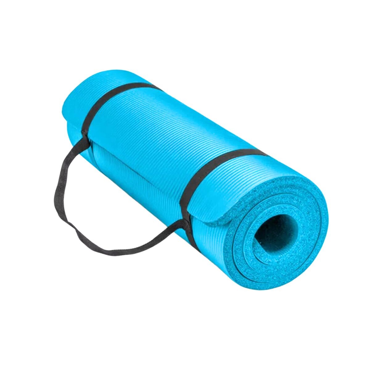 Colchoneta Mat Nbr Yoga Fitness Gimnasia Pilates Correa 10mm 