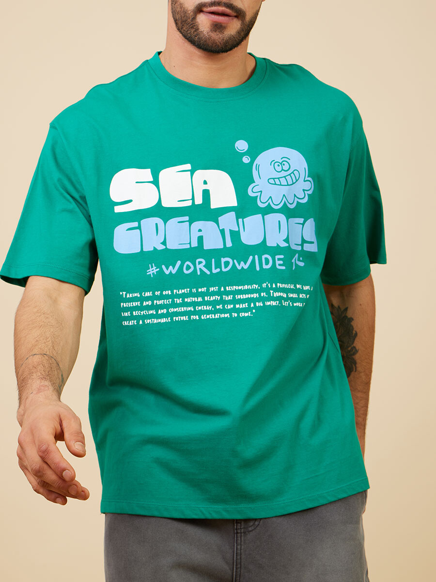 T-SHIRT SAGAMI RUSTY - Esmeralda 