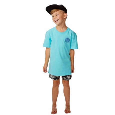 Remera MC Rip Curl Wetsuit Icon Tee Celeste