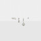 Aros Sets Con strass Set De Aros Con Strass - Plateado