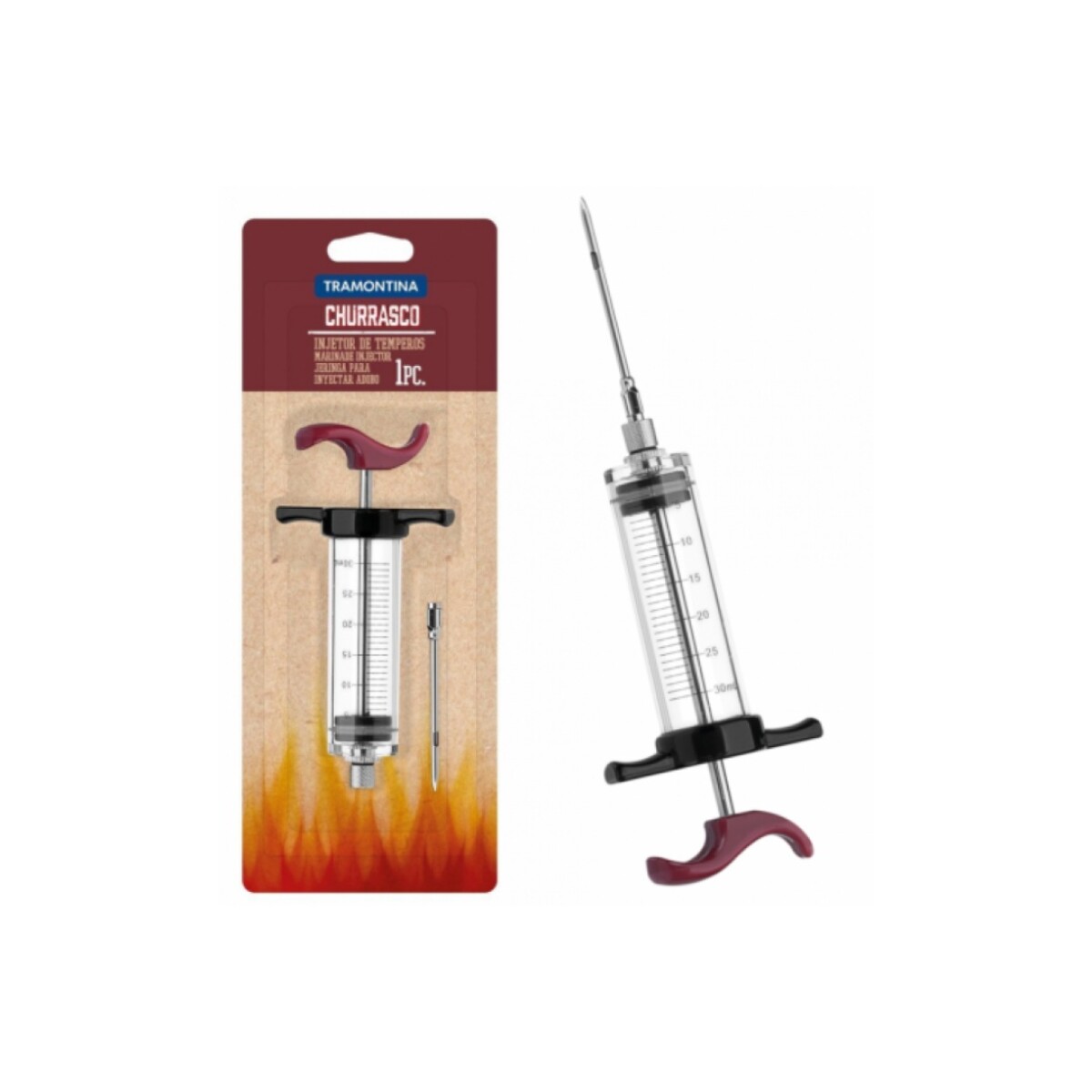 JERINGA PARA INYECTAR CARNES 30ML TRAMONTINA 