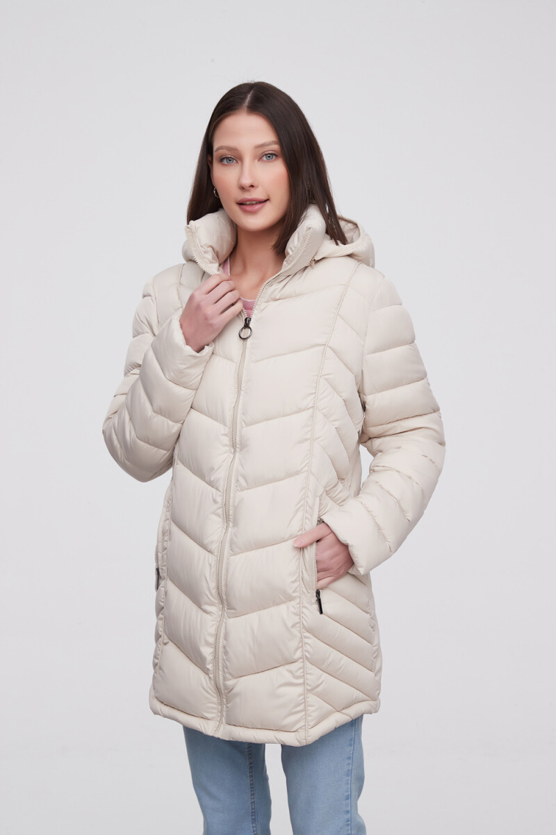 Campera Moshi - Beige Claro 