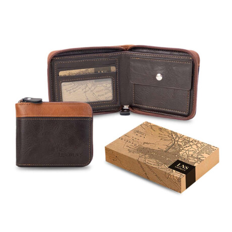 Billetera Upsilon Tabaco Con Whisky